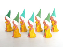 UpperDutch:,1 (ONE) Gnome figurine, Gnome after a design by Rien Poortvliet, Brb Gnome dancing, Lisa the Gnome.