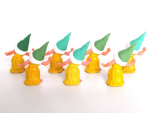 UpperDutch:,1 (ONE) Gnome figurine, Gnome after a design by Rien Poortvliet, Brb Gnome dancing, Lisa the Gnome.