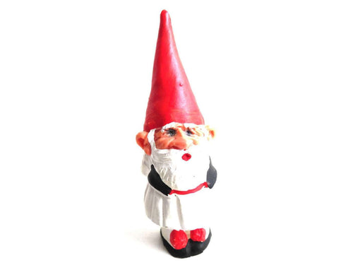 UpperDutch:,1 (ONE) Gnome figurine, Gnome after a design by Rien Poortvliet, Brb Gnome, David the Gnome.