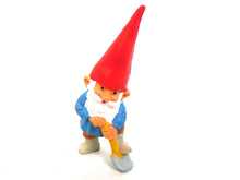 UpperDutch:,1 (ONE) Gnome figurine, Gnome after a design by Rien Poortvliet, Brb Gnome, David the Gnome, gnome with shovel.