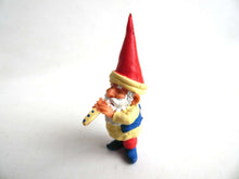 UpperDutch:,1 (ONE) Gnome figurine, Gnome after a design by Rien Poortvliet, Brb Gnome, David the Gnome. Turban and Flute