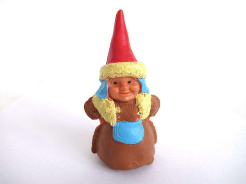 UpperDutch:Gnome,1 (ONE) Gnome figurine, Gnome after a design by Rien Poortvliet, Brb Gnome, Gnome.