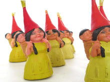 UpperDutch:,1 (ONE) Gnome figurine, Gnome after a design by Rien Poortvliet, Brb Gnome gnome with babies on her back, Lisa the Gnome.