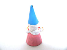 UpperDutch:,1 (ONE) Gnome figurine, Gnome after a design by Rien Poortvliet, Brb Gnome, Gnome with flowers.