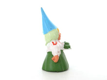 UpperDutch:,1 (ONE) Gnome figurine, Gnome after a design by Rien Poortvliet, Brb Gnome, Lisa the Gnome. Serving tea. Tea gift.