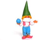 UpperDutch:Gnome,1 (ONE) Gnome figurine, Gnome after a design by Rien Poortvliet, Brb Gnome, Lisa the Gnome. Veil, ball, globe, glass sphere.