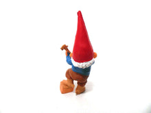 UpperDutch:,1 (ONE) Music Gnome figurine, Banjo playing gnome. After a design by Rien Poortvliet, Brb collectible pocket, miniature gnome.