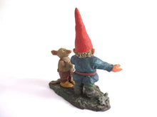 UpperDutch:Gnome,'Al with Mouse' Gnome with shovel and mouse figurine. Part of the 2001 Classic Gnomes series designed by Rien Poortvliet