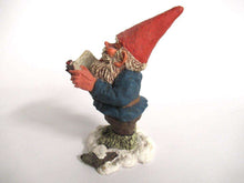 UpperDutch:Gnome,'Arthur' Reading, singing Gnome figurine. Classic gnomes, Designed by Rien Poortvliet.