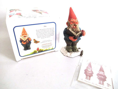 UpperDutch:Gnome,'Arthur' Singing or story telling Gnome figurine. Classic gnomes series by AAAAAAA International Co. Ltd. Designed by Rien Poortvliet.
