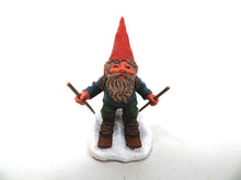 UpperDutch:Gnome,Classic Gnomes and Friends: 'Paul on Skites' Skiing Gnome figurine. Designed by Rien Poortvliet