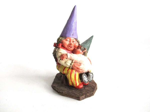 UpperDutch:,Classic Gnomes 'Corrina' Gnome figurine after a design by Rien Poortvliet, Gnome with Baby.