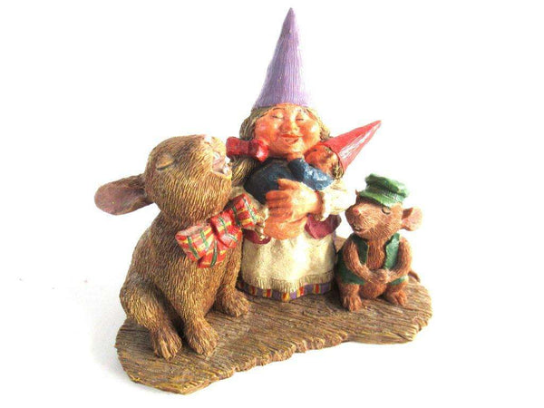 UpperDutch:Gnome,Classic Gnomes 'Living Together' Gnome Figurine after a design by Rien Poortvliet.