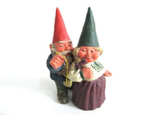UpperDutch:,Classic Gnomes 'Richard and Rosemary' gnome figurine after a design by Rien Poortvliet.