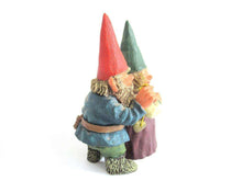 UpperDutch:Gnome,Classic Gnomes 'Richard and Rosemary' gnome figurine after a design by Rien Poortvliet.