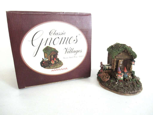 UpperDutch:Gnome,Classic Gnomes Villages 'Gnome Sweet Home' Gnome figurine after a design by Rien Poortvliet.