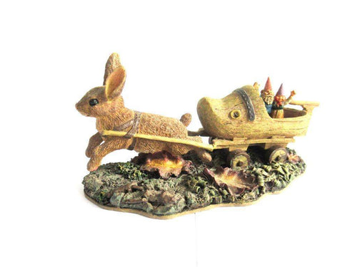UpperDutch:Gnome,Classic Gnomes Villages 'Sailing Away' after a design by Rien Poortvliet.