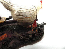 UpperDutch:Gnome,Classic Gnomes Villages series: 'The Sunshine Family' Gnome family with chicken camper figurine. Designed by Rien Poortvliet