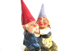 UpperDutch:Gnome,Dancing Gnome couple after a design by Rien Poortvliet
