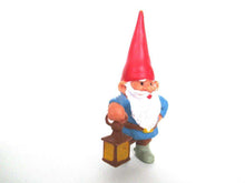 UpperDutch:Gnome,David the Gnome figurine after a design by Rien Poortvliet, Brb collectible pocket gnome gus holding a lantern,mini garden gnome.