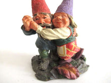 UpperDutch:Gnome,'Fryda and Fred Dancing' Rien Poortvliet gnome firgurine. Dancing Gnome couple. Dutch Classic Gnomes series. AAAAAAA International Co. Ltd.