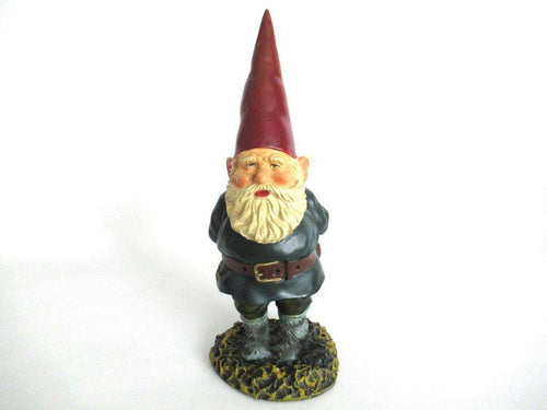 UpperDutch:Gnome,Garden Gnome 10 inch after a design by Rien Poortvliet, David the Gnome.