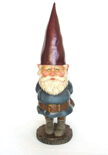 UpperDutch:Gnome,Garden Gnome Rien Poortvliet, David the Gnome, Vintage 34 INCH gnome, Forest gnome restaurant store decor, David el Gnomo.