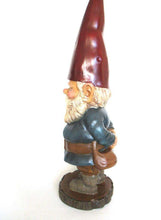 UpperDutch:Gnome,Garden Gnome Rien Poortvliet, David the Gnome, Vintage 34 INCH gnome, Forest gnome restaurant store decor, David el Gnomo.