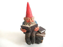 UpperDutch:Gnome,'Gideon' Reading Gnome figurine. Classic gnomes series by AAAAAAA International Co. Ltd. Designed by Rien Poortvliet.