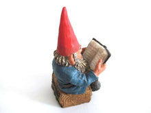 UpperDutch:Gnome,'Gideon' Reading Gnome figurine. Classic gnomes series by AAAAAAA International Co. Ltd. Designed by Rien Poortvliet.