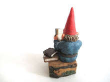 UpperDutch:Gnome,'Gideon' Reading Gnome figurine. Classic gnomes series by AAAAAAA International Co. Ltd. Designed by Rien Poortvliet.
