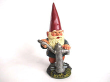 UpperDutch:,Gnome figurine, 9 INCH Gnome statue after a design by Rien Poortvliet, David the Gnome.