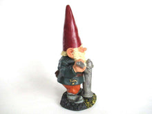 UpperDutch:,Gnome figurine, 9 INCH Gnome statue after a design by Rien Poortvliet, David the Gnome.