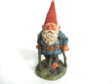 UpperDutch:,Gnome figurine 'Henry' Gnome with crutches, designed by Rien Poortvliet, Classic Gnomes serie 2000