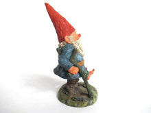 UpperDutch:,Gnome figurine 'Henry' Gnome with crutches, designed by Rien Poortvliet, Classic Gnomes serie 2000