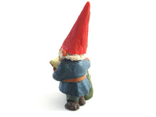UpperDutch:Gnome,Gnome figurine, Mary and Michael, Klaus Wickl 1993, Enesco, Rien Poortvliet, Miniature collectible gnomes, Gnomes Caroling.