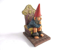 UpperDutch:Gnome,Gnome figurine 'Theodor' after a design by Rien Poortvliet. Gnome on the toilet. Dutch Classic Gnomes series. AAAAAAA International Co. Ltd.