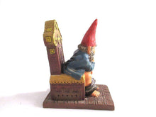 UpperDutch:Gnome,Gnome figurine 'Theodor' after a design by Rien Poortvliet. Gnome on the toilet. Dutch Classic Gnomes series. AAAAAAA International Co. Ltd.