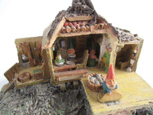 UpperDutch:Gnome,Gnome home 'Open house' Gnome figurine after a design by Rien Poortvliet. Dutch Classic Gnomes Villages series. AAAAAAA International Co. Ltd.
