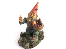 UpperDutch:Gnome,Gnome 'Lucky' with Ladybugs figurine after a design by Rien Poortvliet Gnome with ladybugs. Classic gnomes