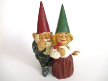 UpperDutch:Gnome,Gnome statue 'Dave & Iris getting married' 9 INCH Gnomy, after a design by Rien Poortvliet.