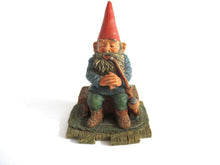 UpperDutch:Gnome,Gnome with pipe 'Grandfather'. Part of the 2001 Classic Gnomes & Friends series designed by Rien Poortvliet
