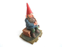 UpperDutch:Gnome,'Grandfather' Pipe smoking gnome figurine. Part of the 2001 Classic Gnomes & Friends series designed by Rien Poortvliet