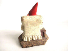 UpperDutch:,'Grandfather with Children' Gnome with grandchildren sitting in a chair figurine. Part of the Classic Gnomes series designed by Rien Poortvliet