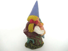 UpperDutch:Gnome,Lisa the Gnome with Child Gnome figurine 8 INCH Gnome after a design by Rien Poortvliet, David the Gnome.