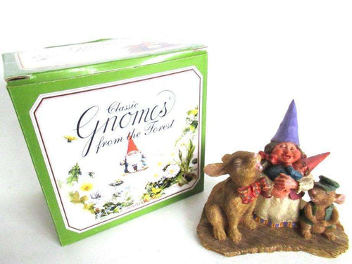 UpperDutch:,'Living Together' Gnome Figurine in original box after a design by Rien Poortvliet. 3084