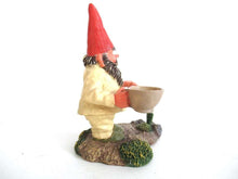 UpperDutch:Gnome,'Michael' Classic Gnomes, Gnome figurine after a design by Rien Poortvliet, Gnome with Flower