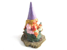 UpperDutch:Gnome,New born, Breastfeeding Gnome figurine, Rien Poortvliet 'Catherine with baby's '. Twin gift