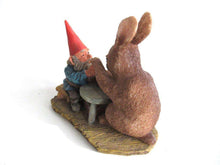 UpperDutch:,'Ollekebolleke' Rabbit playing game with David the gnome. Designed by Rien Poortvliet, produced by AAAAAAA International Co. Ltd.