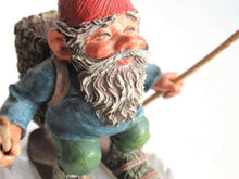 UpperDutch:,'Paul on Skites' Skiing Gnome figurine. Part of the 2001 Classic Gnomes series designed by Rien Poortvliet